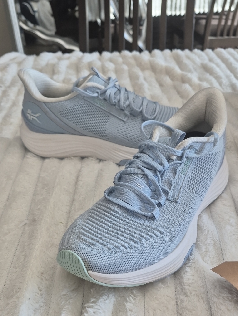 Kuru Cloud Atom 2 Women's Sz 9.5 Wide Orthopedic Running Shoes W Flaw